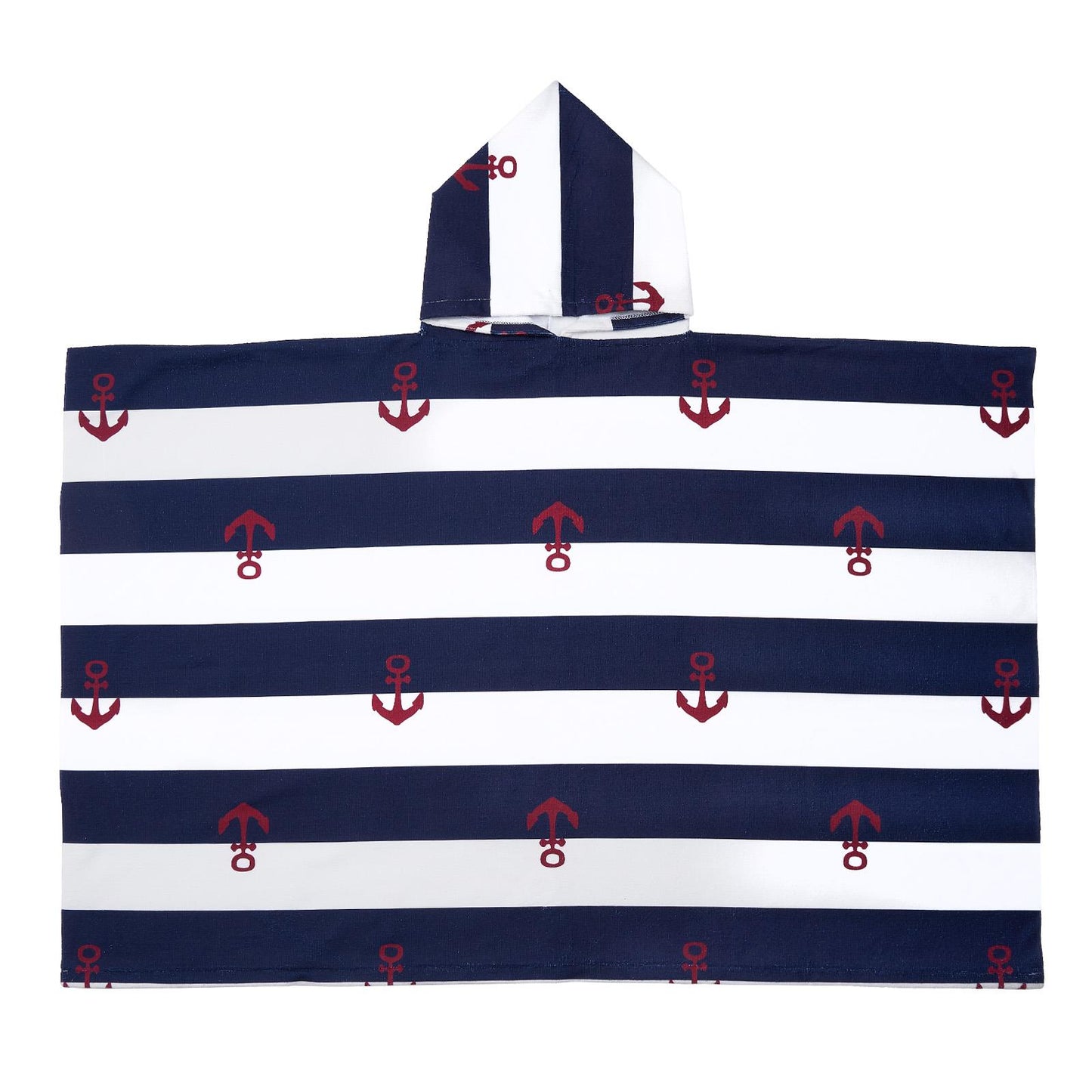 Kids Poncho Beach Towel with Hood, Quick Dry Microfibre - Cruise Accessories