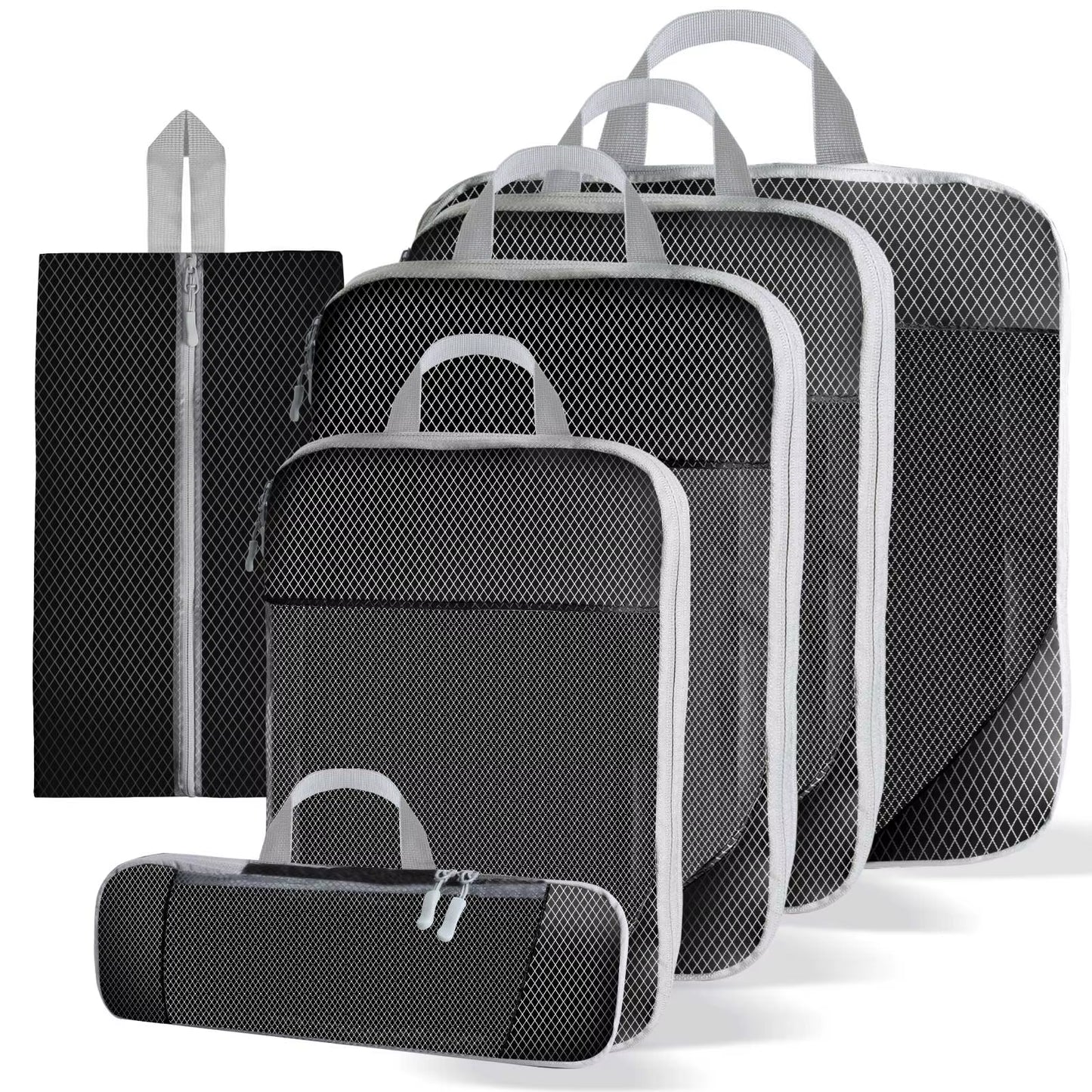 6Pcs Compression Packing Cubes Set for Cruise Packing - Cruise Accessories