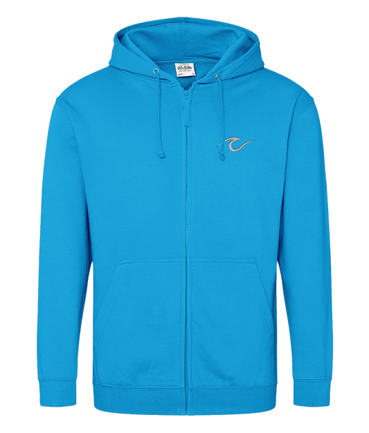 Cruise Wave Embroidered Zoodie – Nautical Zip-Up Hoodie for Cruise Lovers - Cruise Accessories