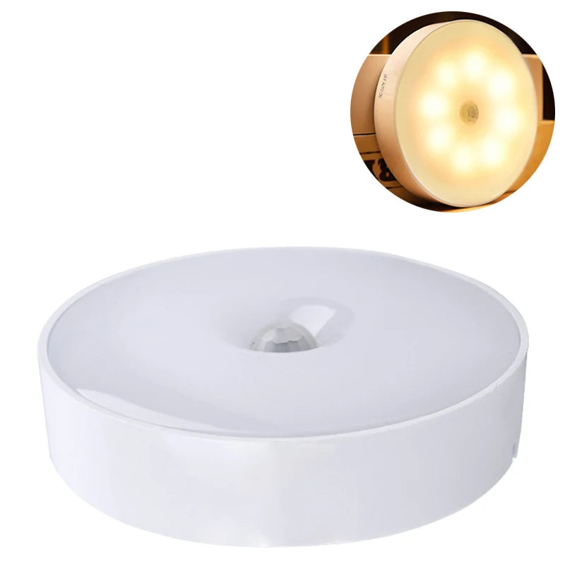 Magnetic base LED Night Light Motion Sensor, USB Rechargeable - Cruise Accessories