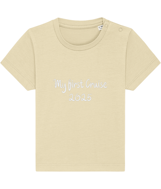 My First Cruise 2025 Baby T-Shirt – Cute Cruise Outfit - Cruise Accessories