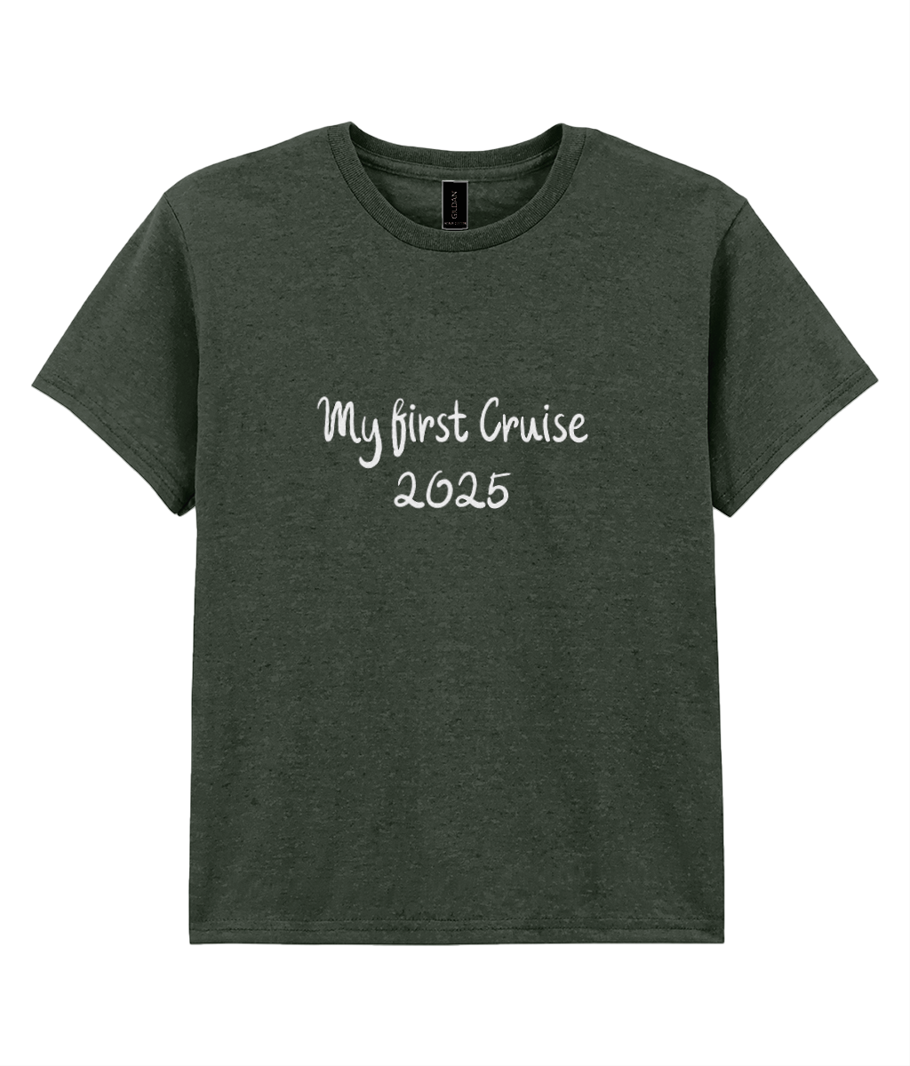 My First Cruise 2025 Kids T-Shirt – Cute Cruise Tee for Young Sailors - Cruise Accessories