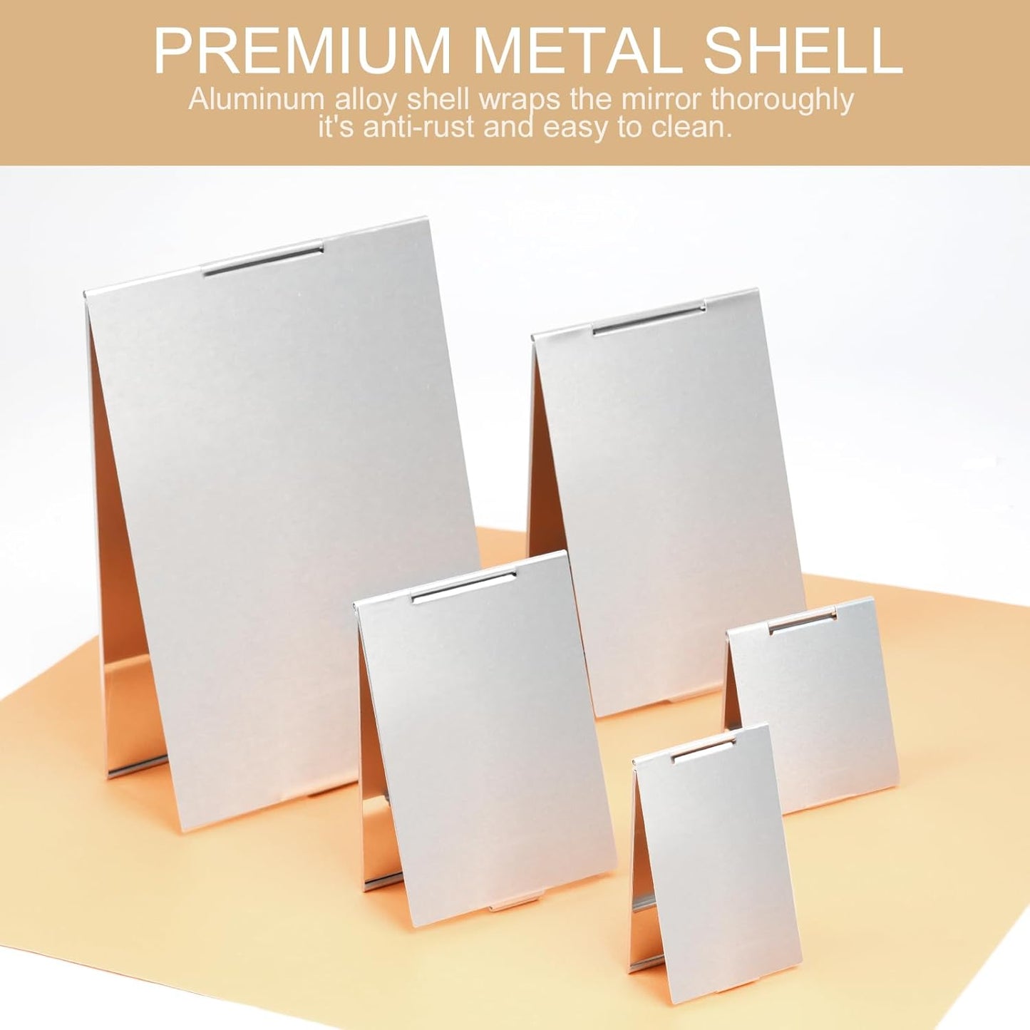 Ultra Slim Folding Mirror, 11.5 * 8Cm Little Travel Makeup Mirror, Folding Cruise Makeup Travel Mirror - Cruise Accessories