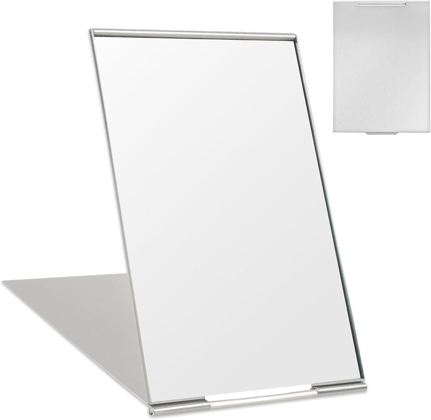 Ultra Slim Folding Mirror, 11.5 * 8Cm Little Travel Makeup Mirror, Folding Cruise Makeup Travel Mirror - Cruise Accessories