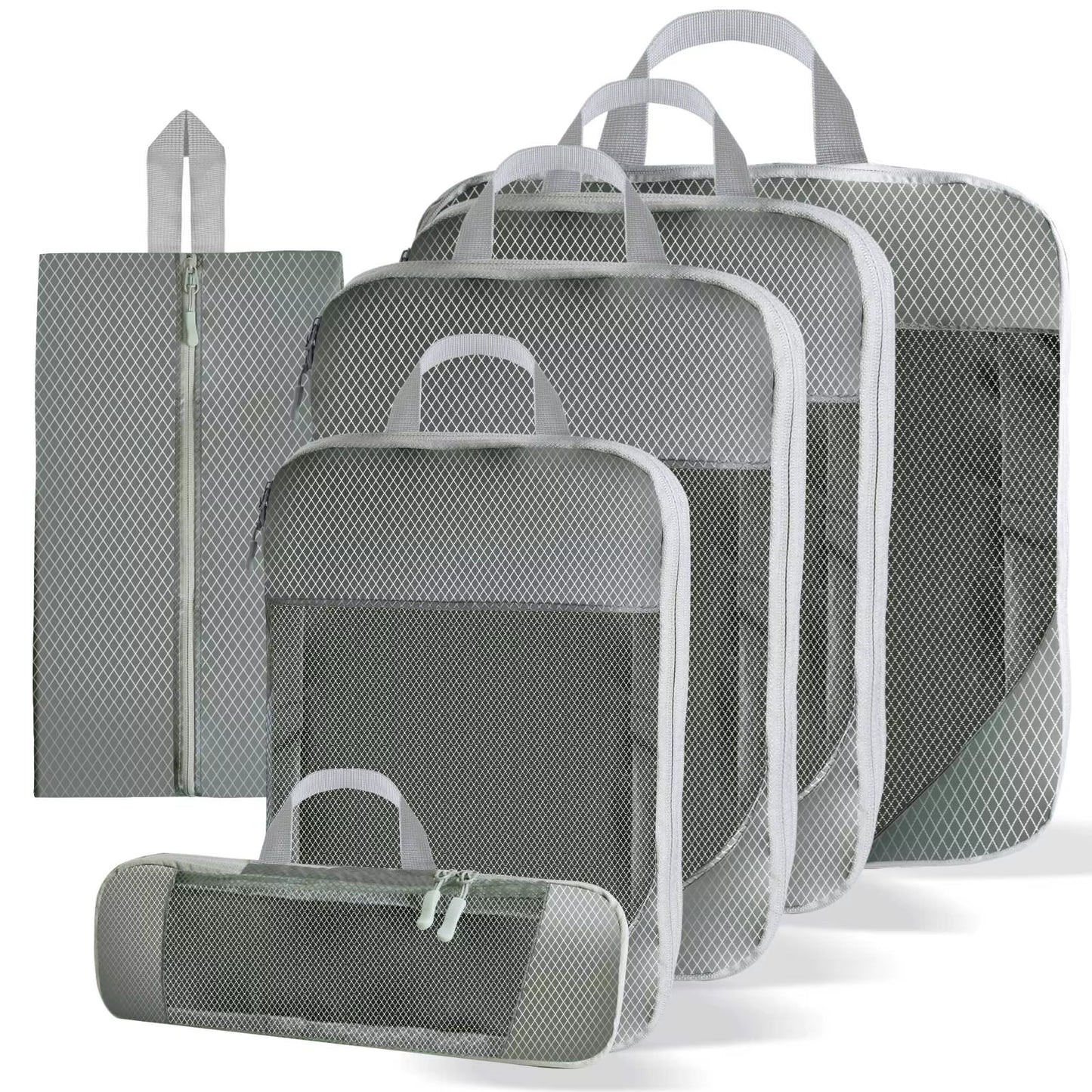 6Pcs Compression Packing Cubes Set for Cruise Packing - Cruise Accessories