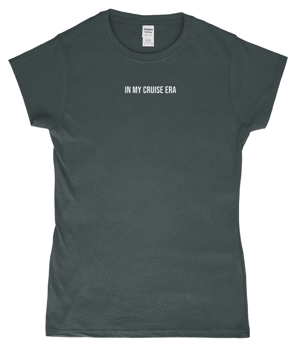 'In my cruise era' Womens Fitted Ringspun T-Shirt - Cruise Accessories