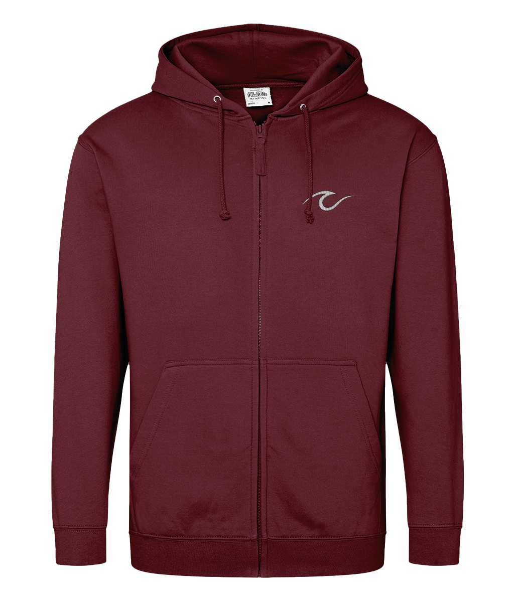 Cruise Wave Embroidered Zoodie – Nautical Zip-Up Hoodie for Cruise Lovers - Cruise Accessories