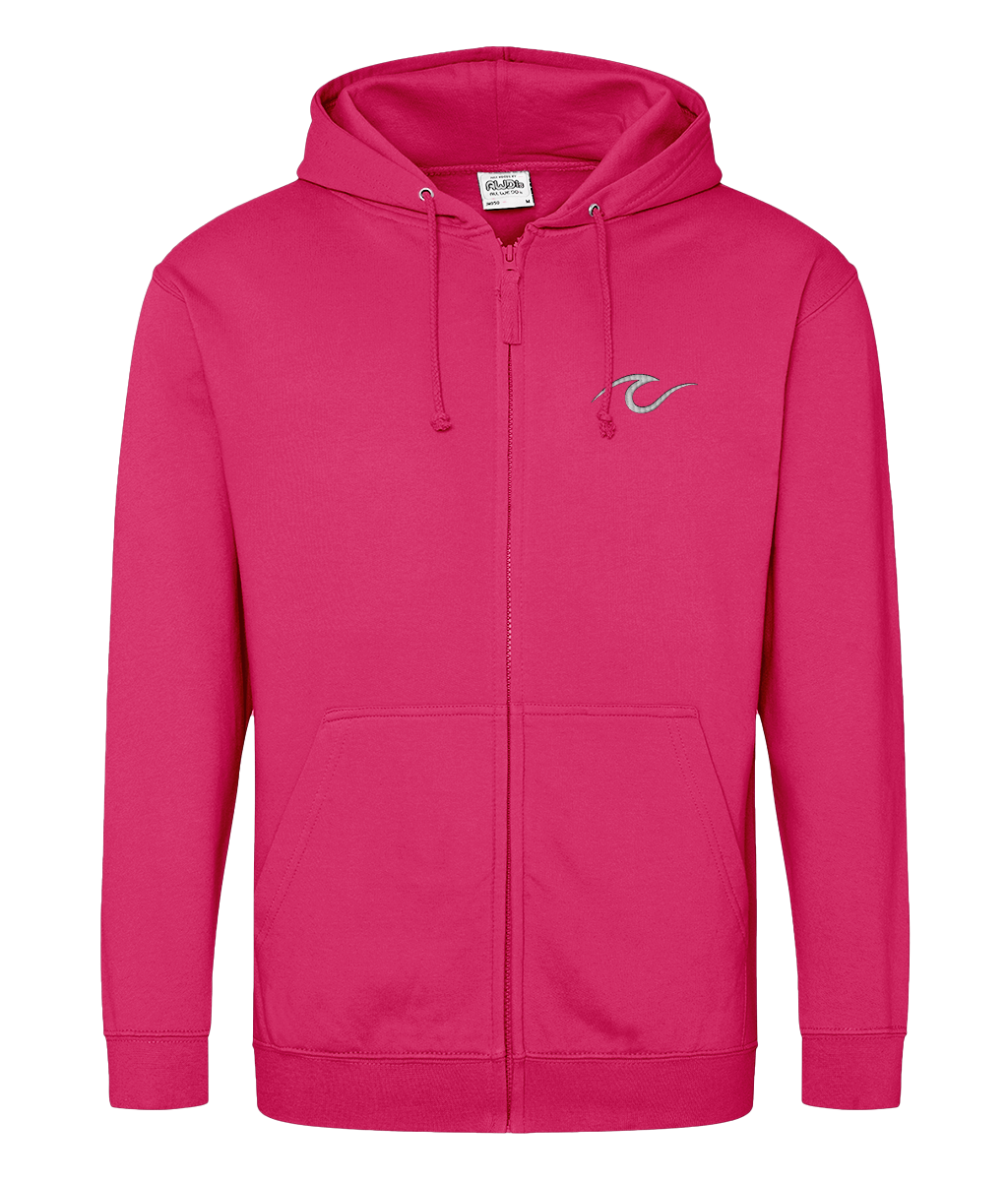 Cruise Wave Embroidered Zoodie – Nautical Zip-Up Hoodie for Cruise Lovers - Cruise Accessories