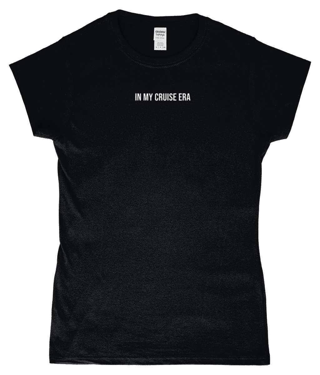 'In my cruise era' Womens Fitted Ringspun T-Shirt - Cruise Accessories
