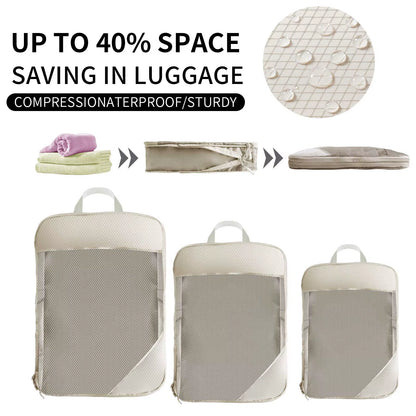 6Pcs Compression Packing Cubes Set for Cruise Packing - Cruise Accessories 