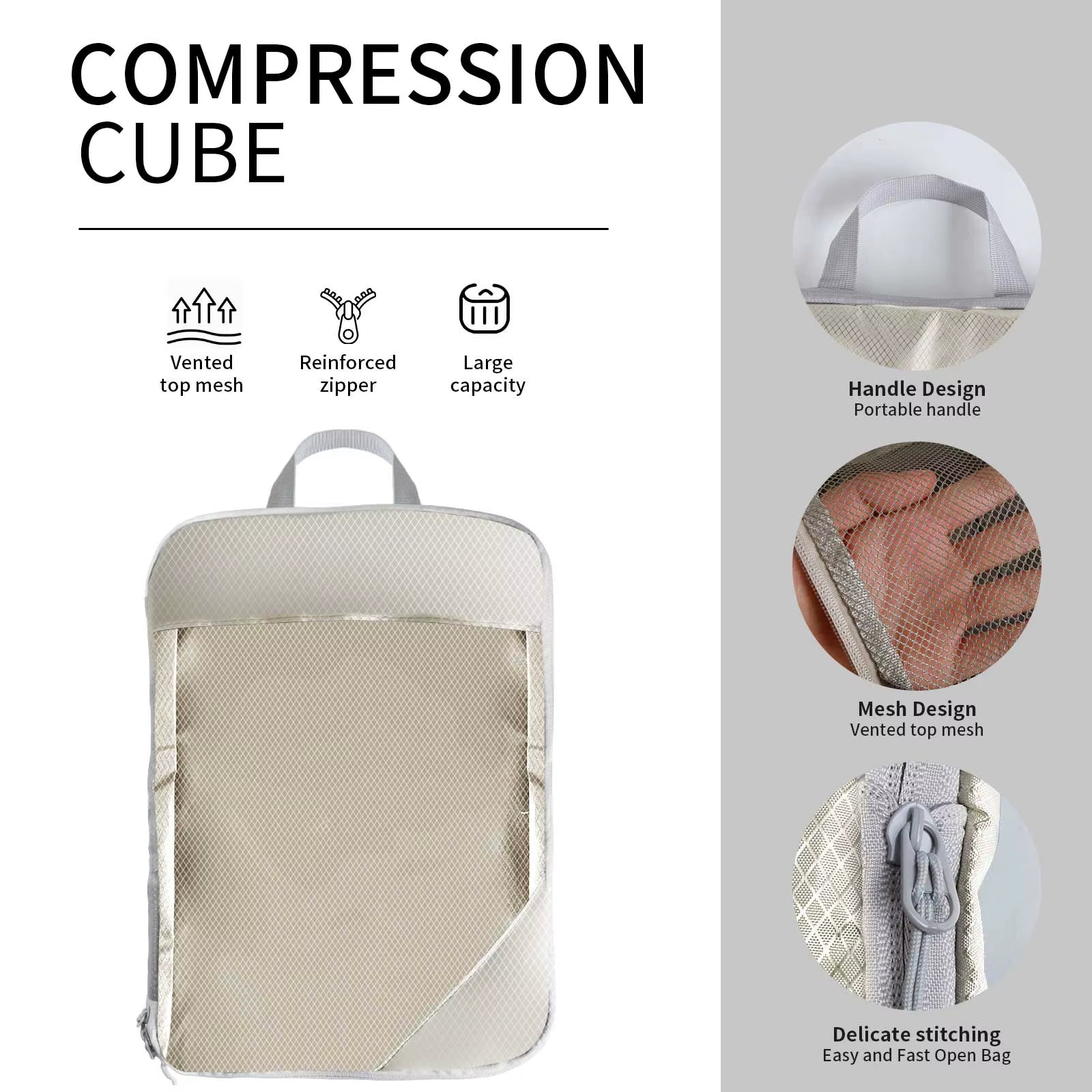 6Pcs Compression Packing Cubes Set for Cruise Packing - Cruise Accessories 