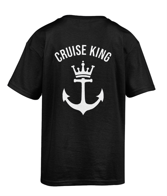 Cruise King T-Shirt – Funny Cruise Vacation Tee for Him - Cruise Accessories 