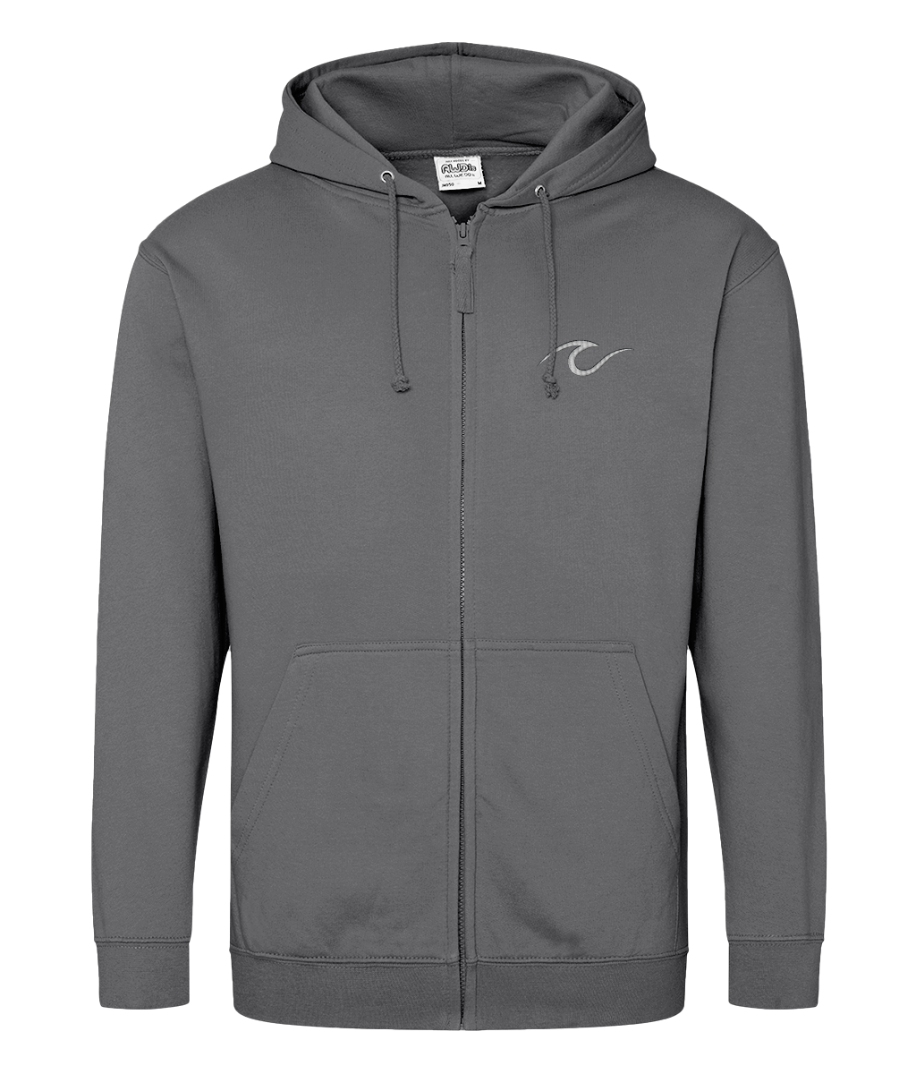 Cruise Wave Embroidered Zoodie – Nautical Zip-Up Hoodie for Cruise Lovers - Cruise Accessories 