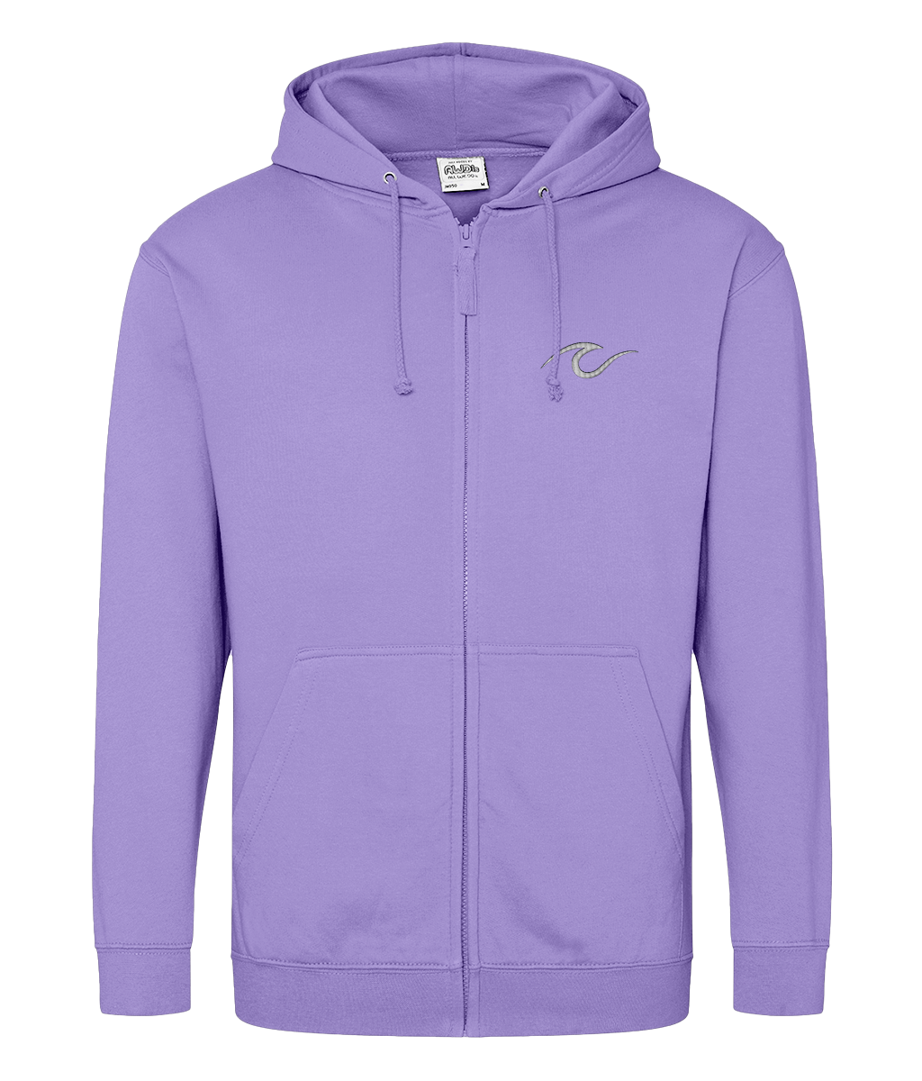 Cruise Wave Embroidered Zoodie – Nautical Zip-Up Hoodie for Cruise Lovers - Cruise Accessories 