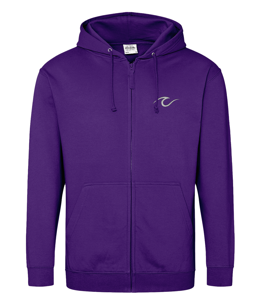 Cruise Wave Embroidered Zoodie – Nautical Zip-Up Hoodie for Cruise Lovers - Cruise Accessories 
