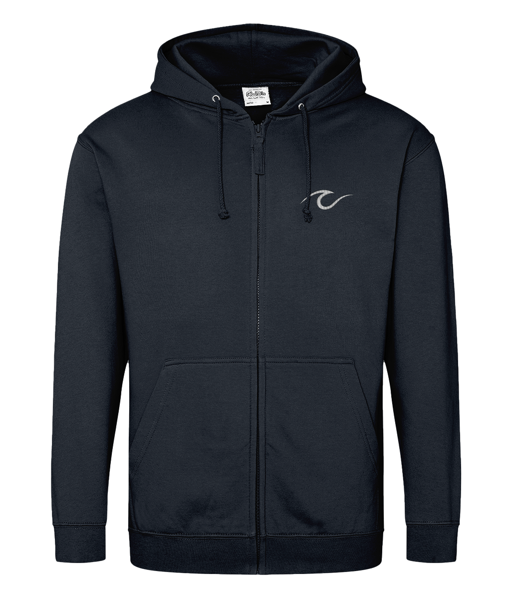 Cruise Wave Embroidered Zoodie – Nautical Zip-Up Hoodie for Cruise Lovers - Cruise Accessories 