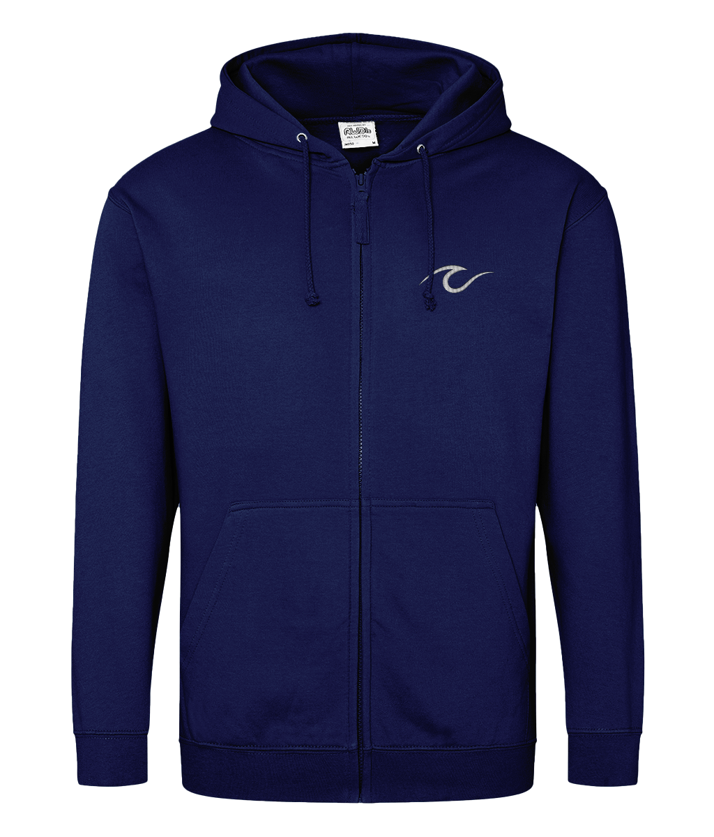 Cruise Wave Embroidered Zoodie – Nautical Zip-Up Hoodie for Cruise Lovers - Cruise Accessories 