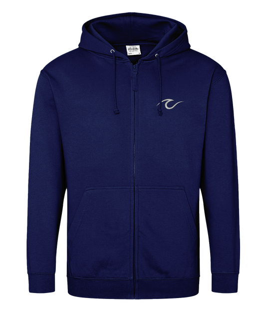 Cruise Wave Embroidered Zoodie – Nautical Zip-Up Hoodie for Cruise Lovers - Cruise Accessories 