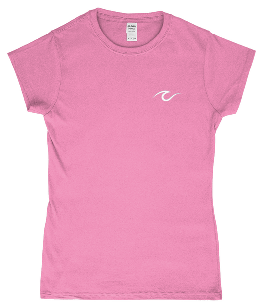 Cruise Wave Printed Womens Fitted T-Shirt – Nautical Travel Tee - Cruise Accessories 