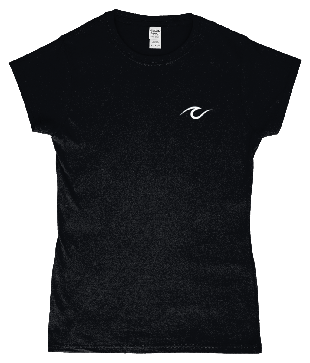 Cruise Wave Printed Womens Fitted T-Shirt – Nautical Travel Tee - Cruise Accessories 