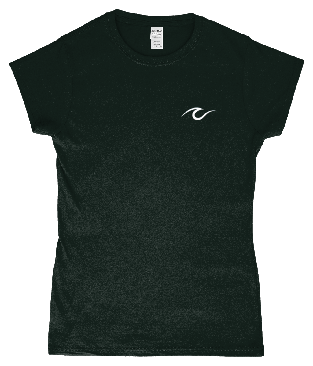 Cruise Wave Printed Womens Fitted T-Shirt – Nautical Travel Tee - Cruise Accessories 