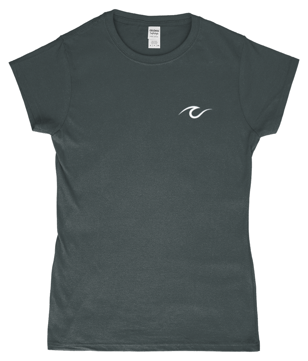 Cruise Wave Printed Womens Fitted T-Shirt – Nautical Travel Tee - Cruise Accessories 