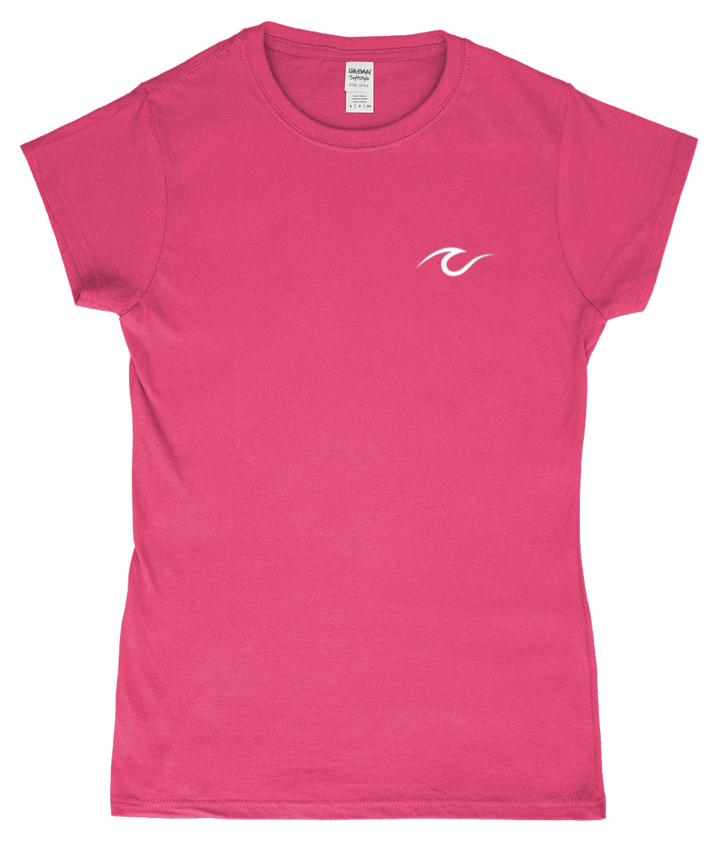Cruise Wave Printed Womens Fitted T-Shirt – Nautical Travel Tee - Cruise Accessories 