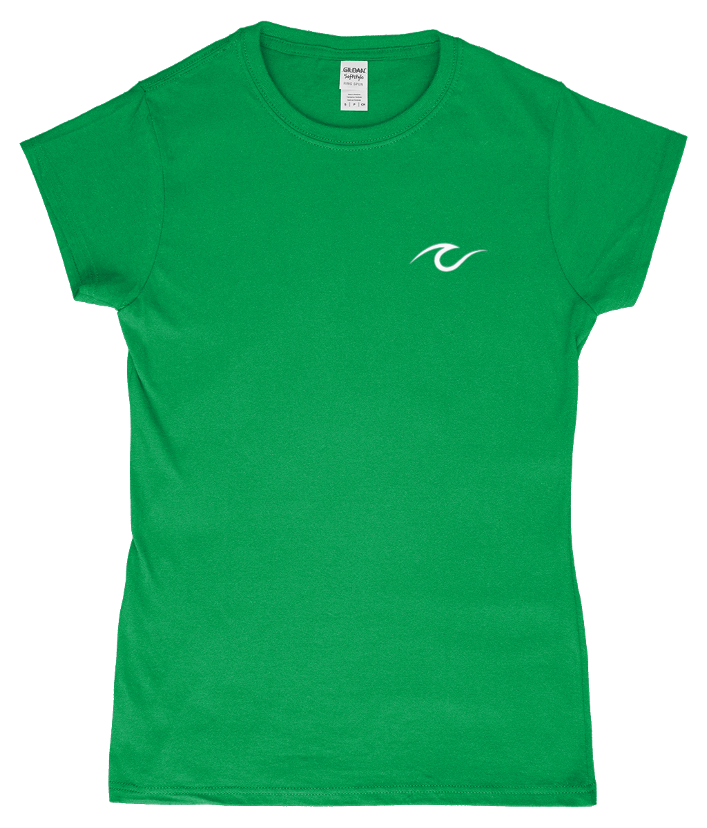 Cruise Wave Printed Womens Fitted T-Shirt – Nautical Travel Tee - Cruise Accessories 