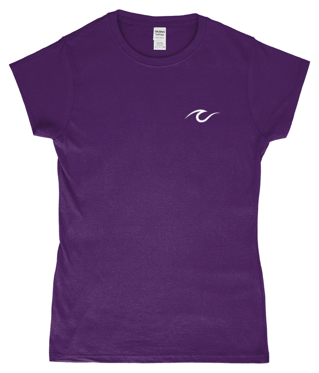 Cruise Wave Printed Womens Fitted T-Shirt – Nautical Travel Tee - Cruise Accessories 