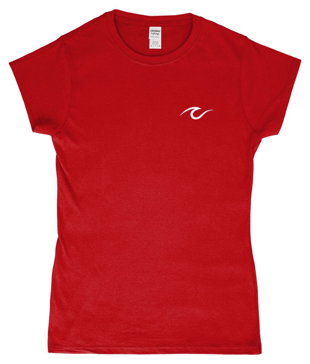 Cruise Wave Printed Womens Fitted T-Shirt – Nautical Travel Tee - Cruise Accessories 