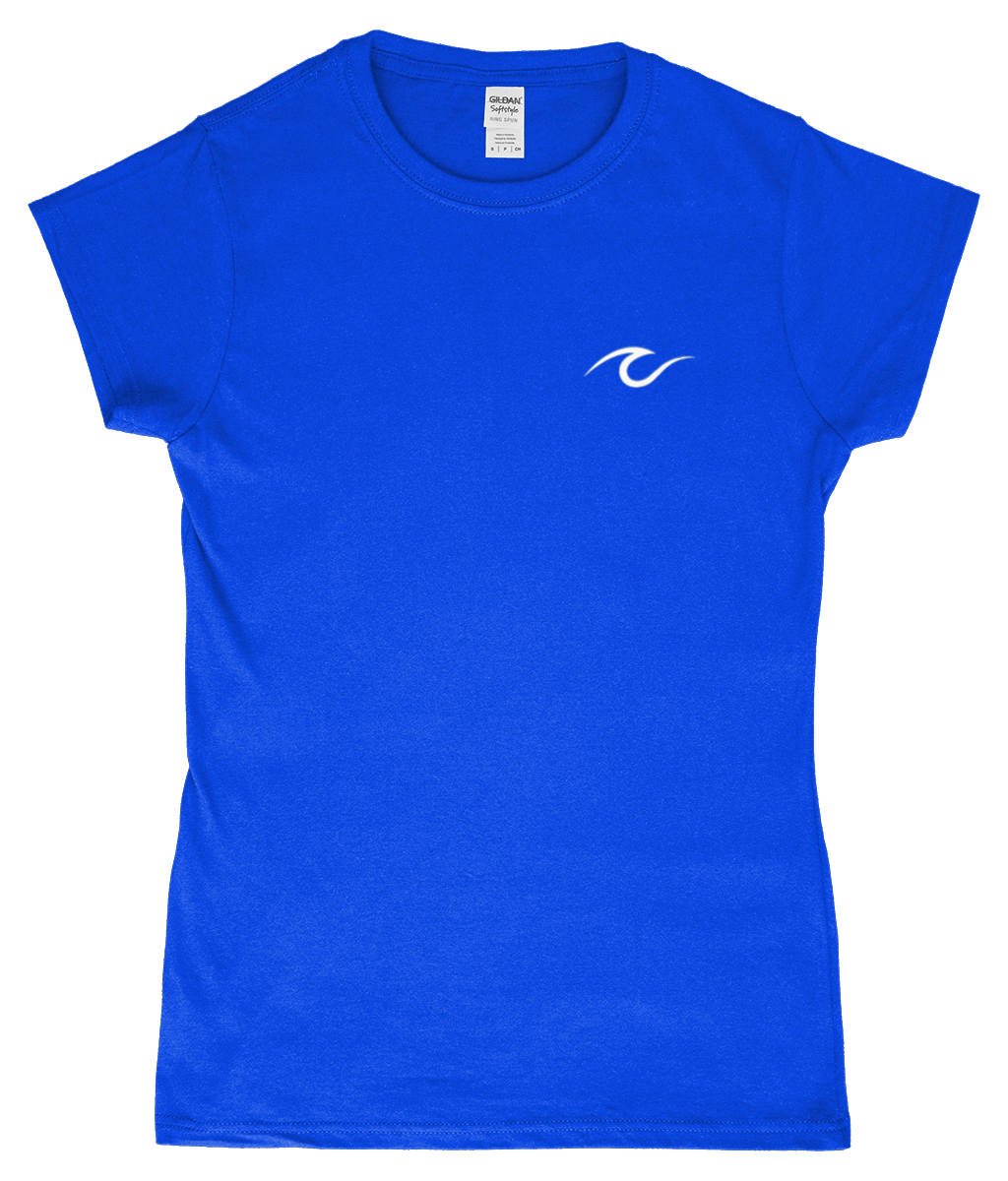 Cruise Wave Printed Womens Fitted T-Shirt – Nautical Travel Tee - Cruise Accessories 