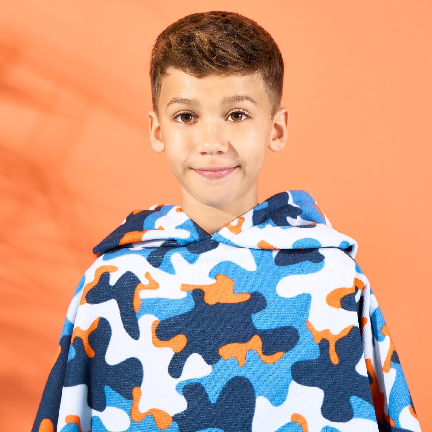 Kids Poncho Beach Towel with Hood, Quick Dry Microfibre - Cruise Accessories 