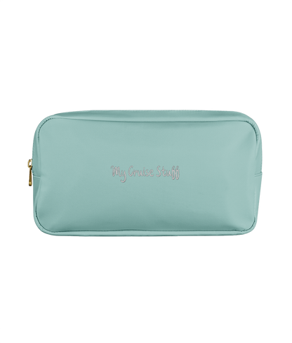 My Cruise Stuff Embroidered Accessory Bag – Travel Pouch for Cruise Essentials & Toiletries - Cruise Accessories 