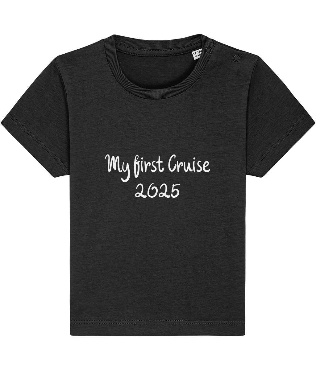 My First Cruise 2025 Baby T-Shirt – Cute Cruise Outfit - Cruise Accessories 