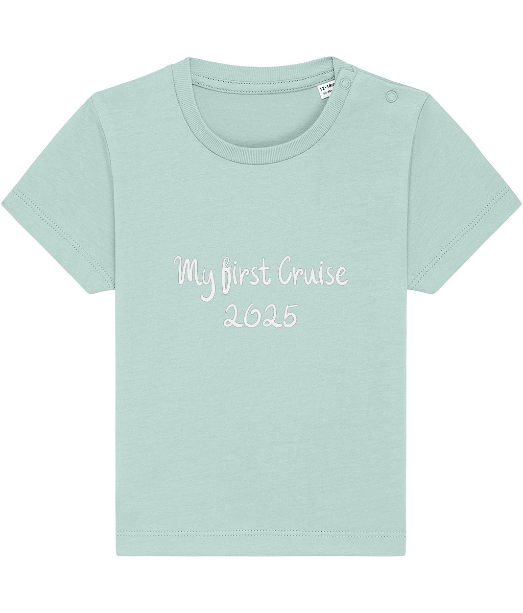 My First Cruise 2025 Baby T-Shirt – Cute Cruise Outfit - Cruise Accessories 