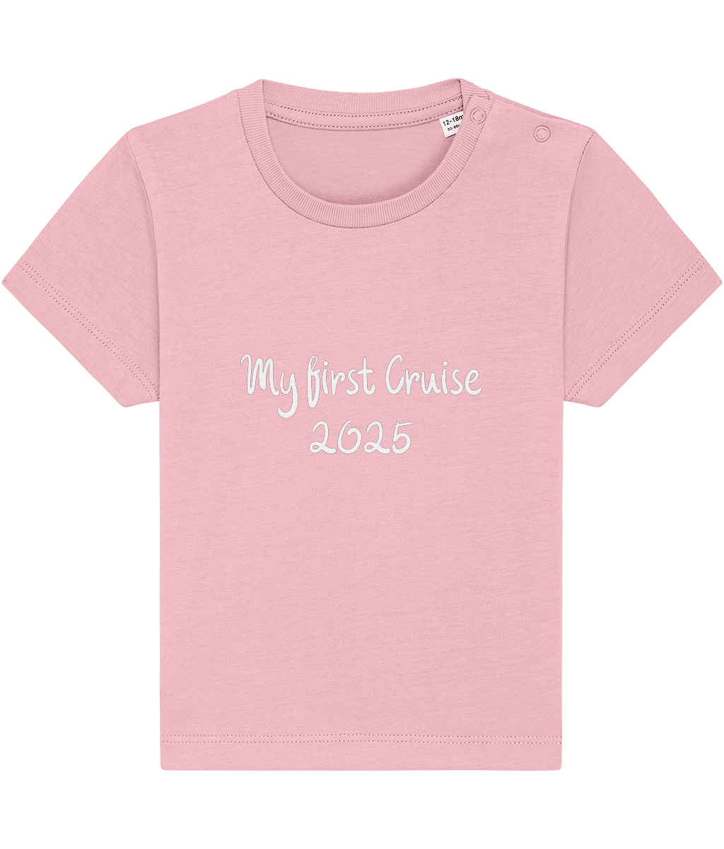 My First Cruise 2025 Baby T-Shirt – Cute Cruise Outfit - Cruise Accessories 
