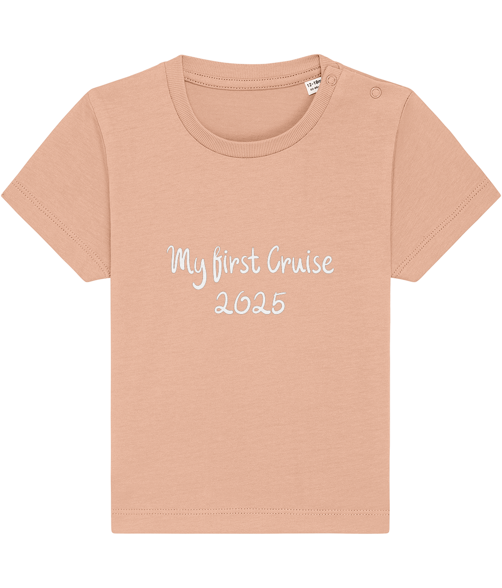My First Cruise 2025 Baby T-Shirt – Cute Cruise Outfit - Cruise Accessories 