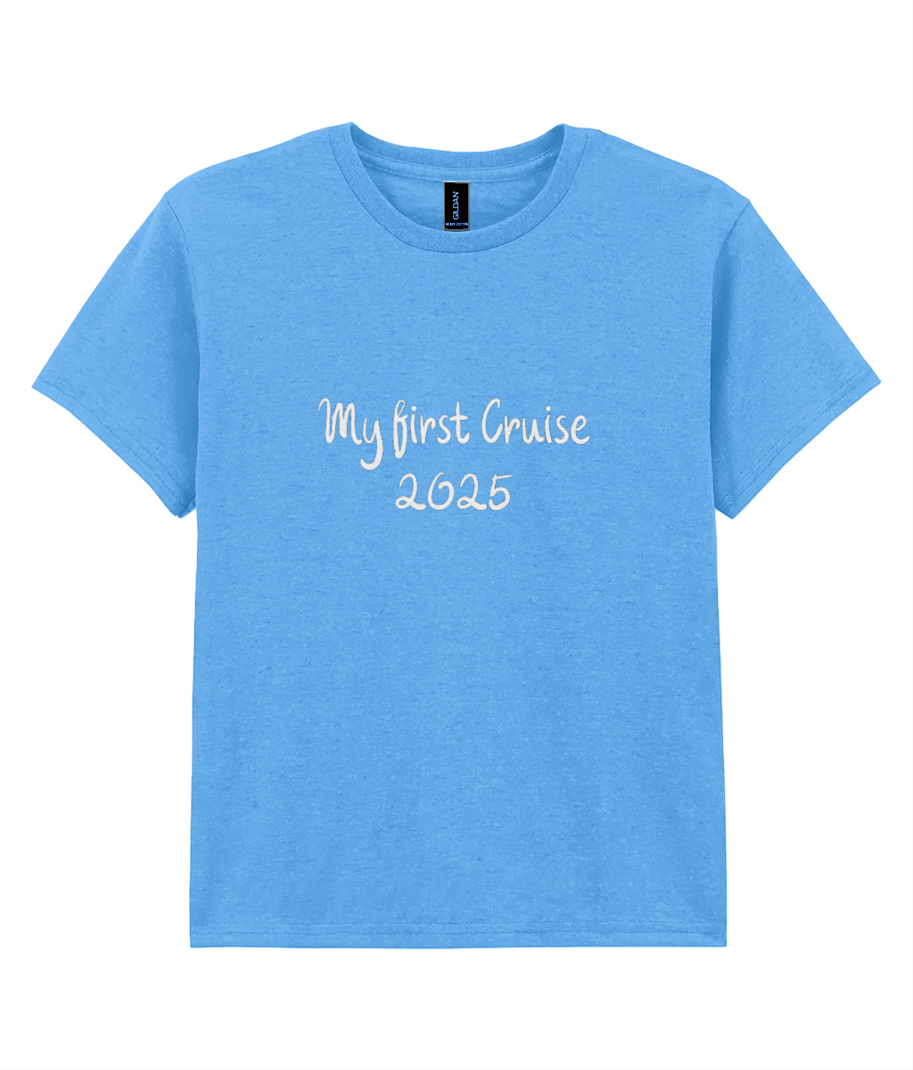 My First Cruise 2025 Kids T-Shirt – Cute Cruise Tee for Young Sailors - Cruise Accessories 