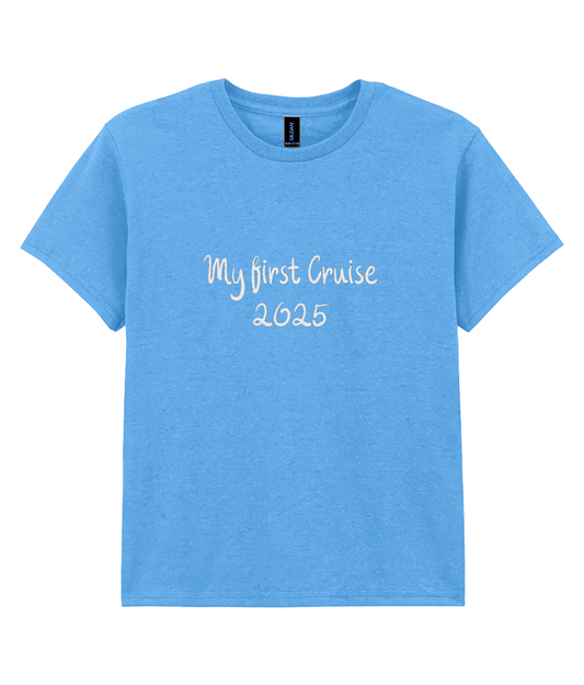 My First Cruise 2025 Kids T-Shirt – Cute Cruise Tee for Young Sailors - Cruise Accessories 
