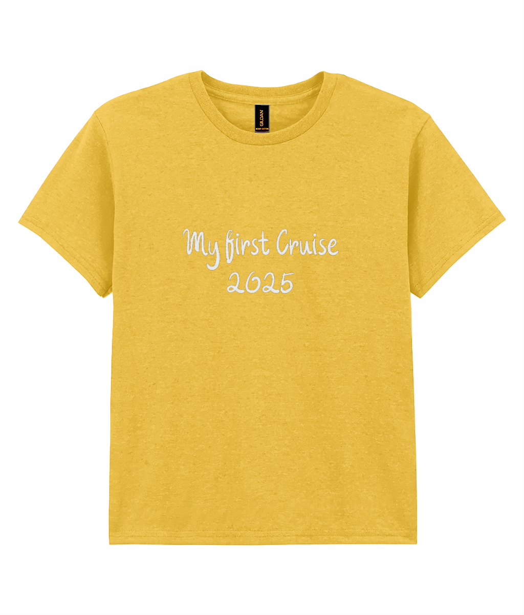 My First Cruise 2025 Kids T-Shirt – Cute Cruise Tee for Young Sailors - Cruise Accessories 