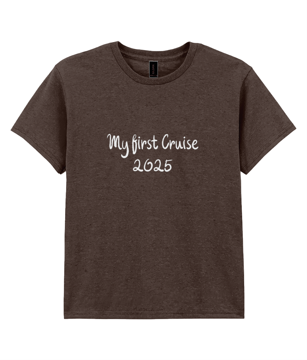 My First Cruise 2025 Kids T-Shirt – Cute Cruise Tee for Young Sailors - Cruise Accessories 