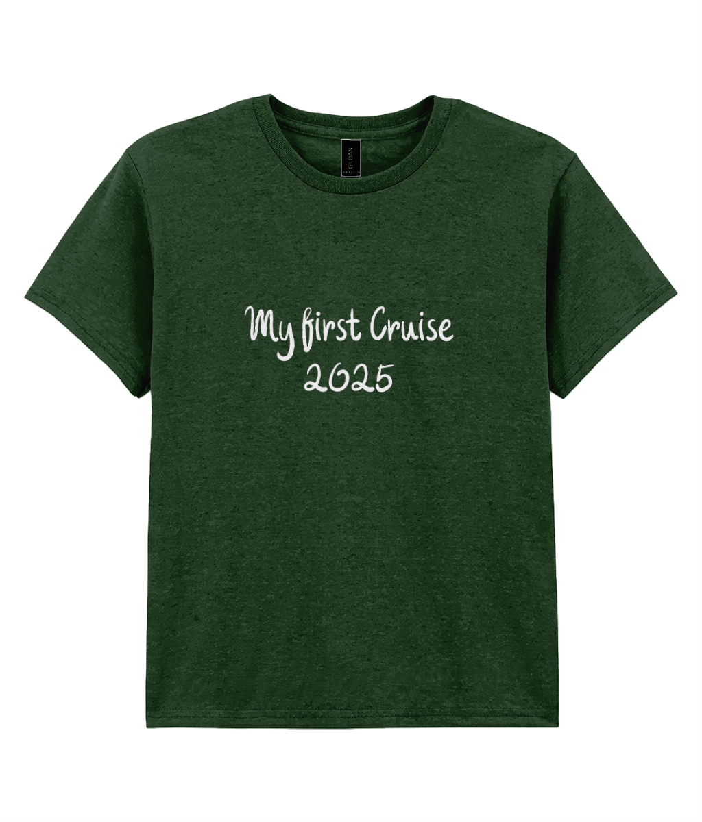 My First Cruise 2025 Kids T-Shirt – Cute Cruise Tee for Young Sailors - Cruise Accessories 