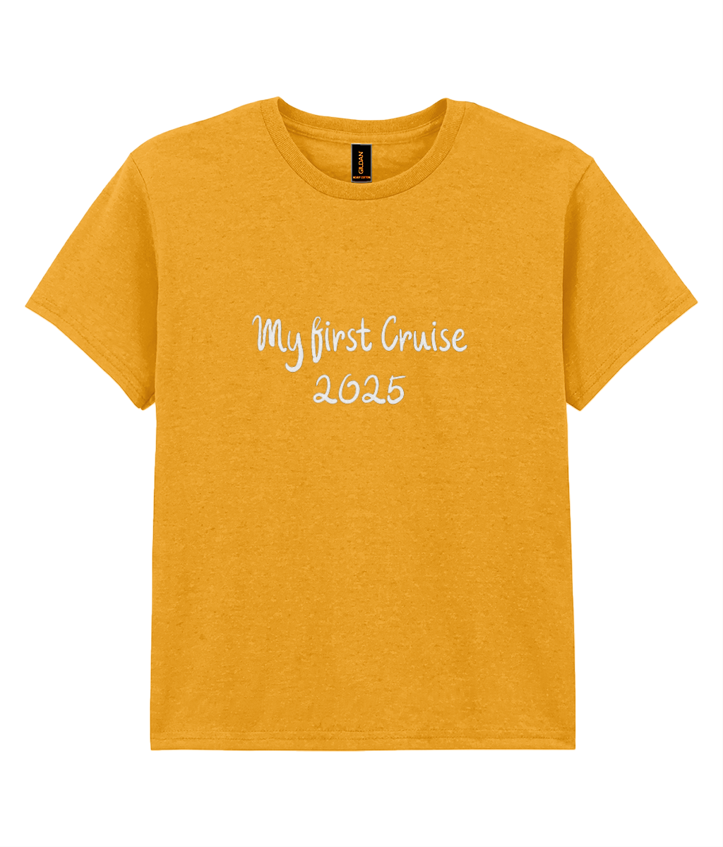 My First Cruise 2025 Kids T-Shirt – Cute Cruise Tee for Young Sailors - Cruise Accessories 