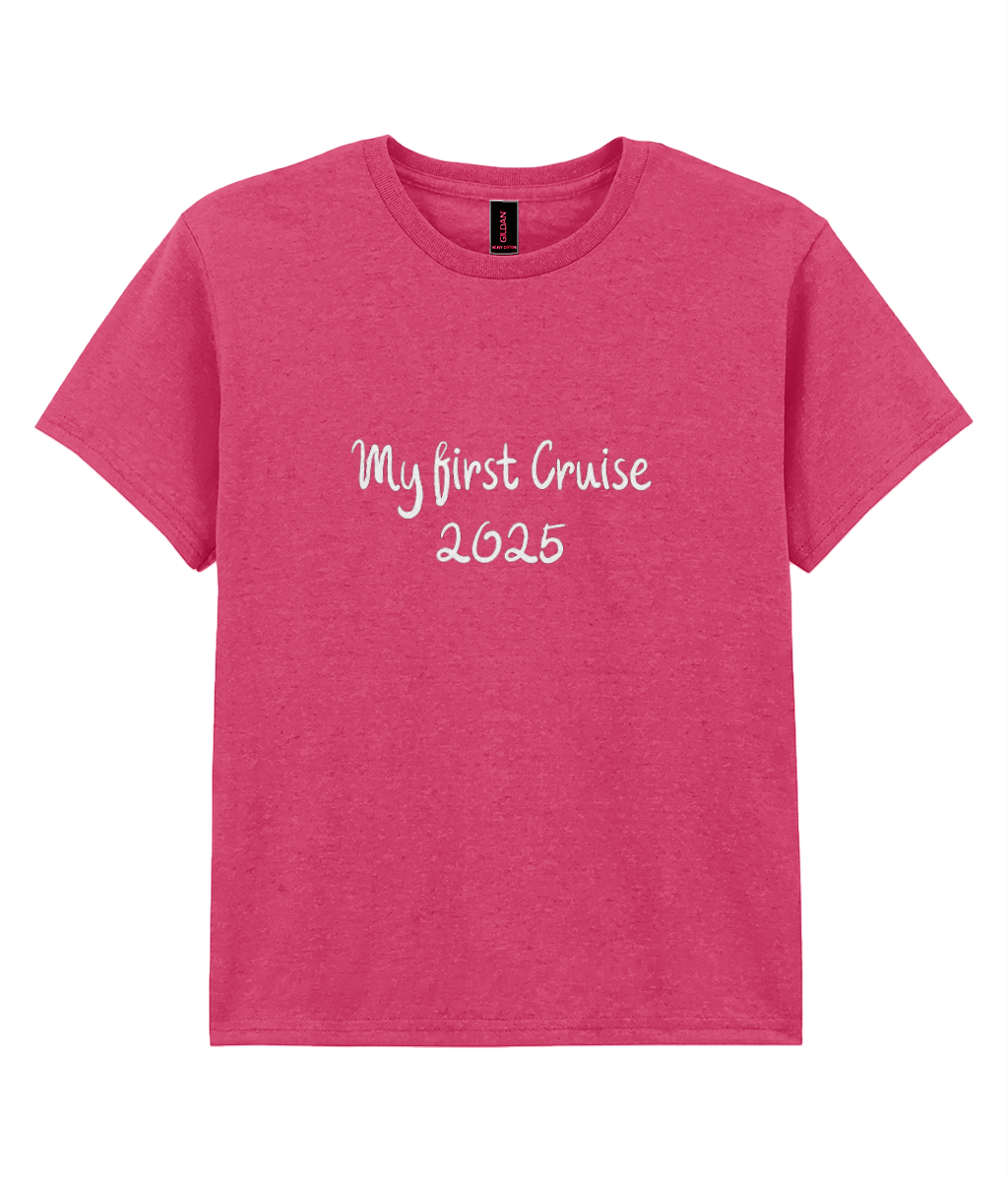 My First Cruise 2025 Kids T-Shirt – Cute Cruise Tee for Young Sailors - Cruise Accessories 