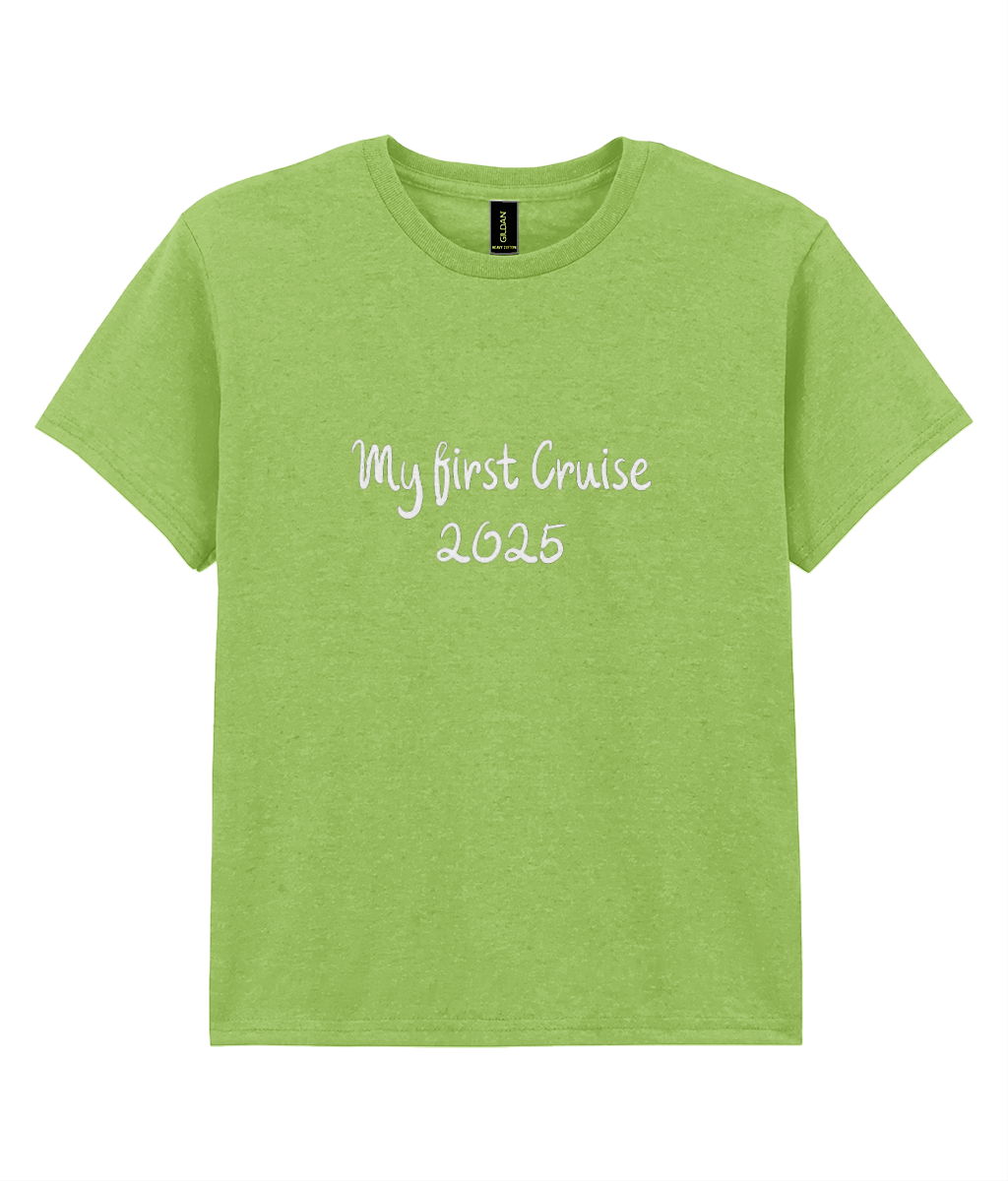 My First Cruise 2025 Kids T-Shirt – Cute Cruise Tee for Young Sailors - Cruise Accessories 