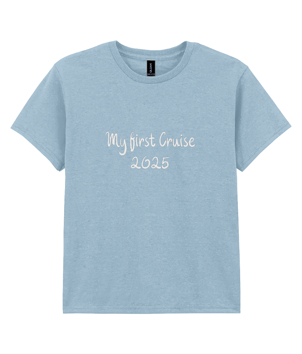 My First Cruise 2025 Kids T-Shirt – Cute Cruise Tee for Young Sailors - Cruise Accessories 
