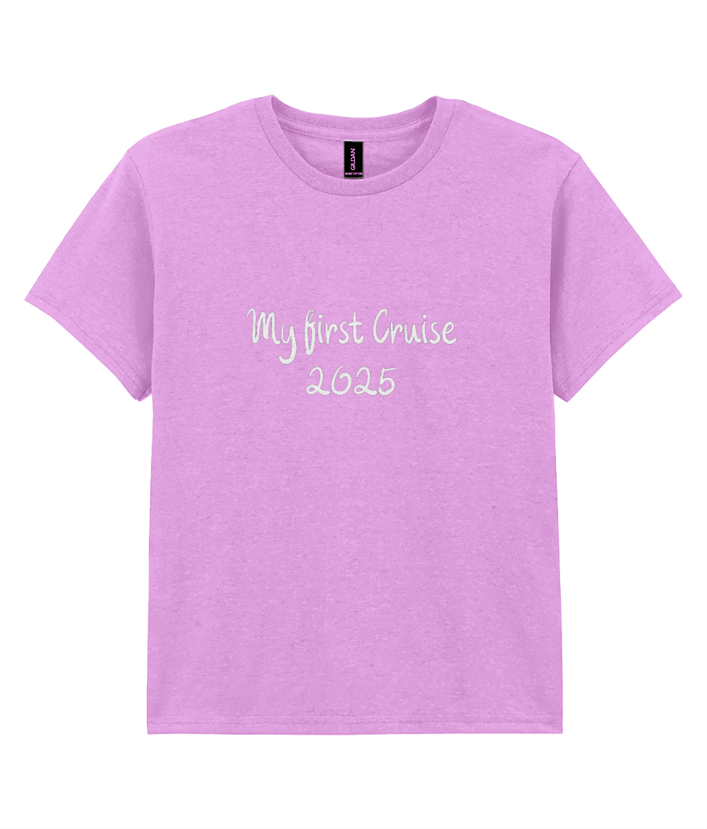 My First Cruise 2025 Kids T-Shirt – Cute Cruise Tee for Young Sailors - Cruise Accessories 