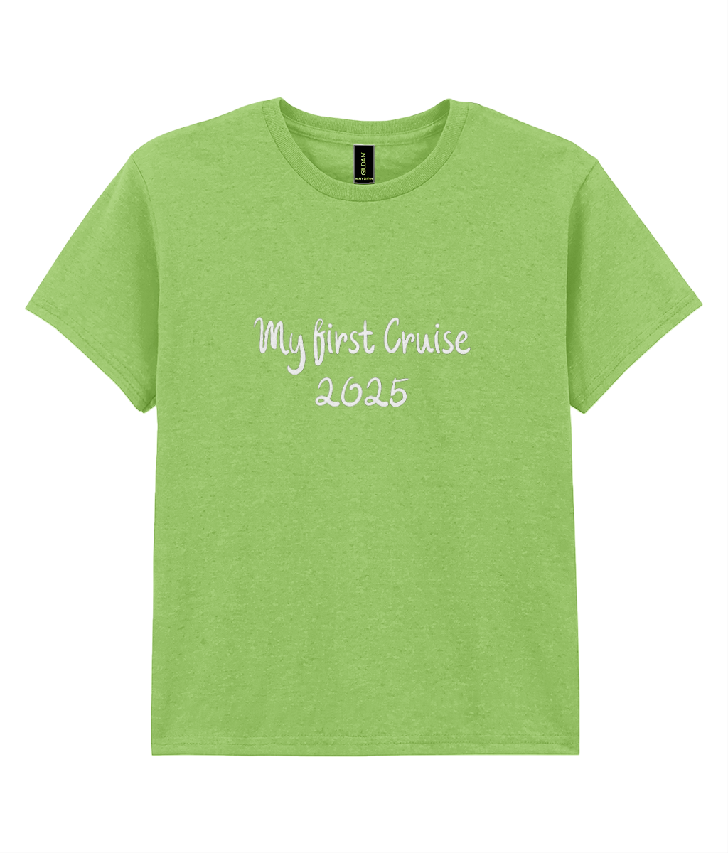 My First Cruise 2025 Kids T-Shirt – Cute Cruise Tee for Young Sailors - Cruise Accessories 