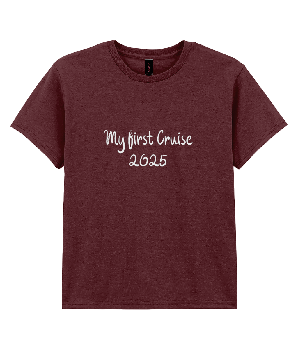 My First Cruise 2025 Kids T-Shirt – Cute Cruise Tee for Young Sailors - Cruise Accessories 
