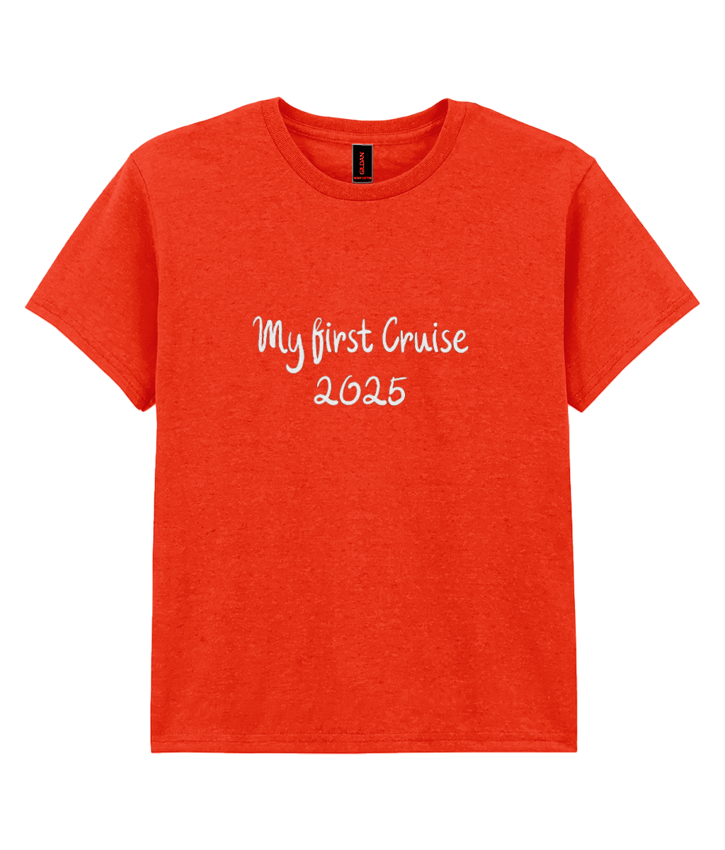 My First Cruise 2025 Kids T-Shirt – Cute Cruise Tee for Young Sailors - Cruise Accessories 